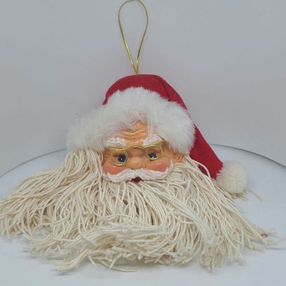 Vintage Other - Vintage Santa Ornament Christmas Ornament Santa Claus Ornament